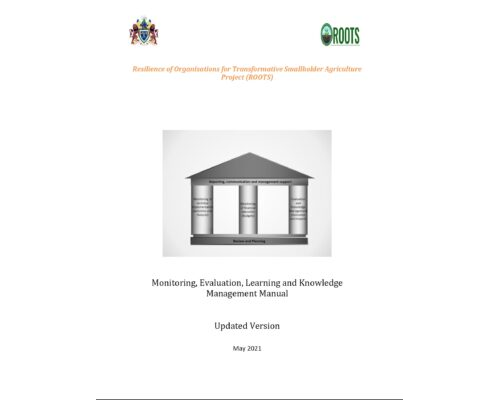 Monitoring Evaluation Learning and Knowledge Management  Manual