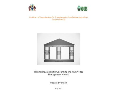 MONITORING EVALUATION LEARNING AND KNOWLEDGE MANAGEMENT MANUAL
