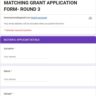 Youth Based Matching Grant Form - Round 3
